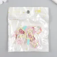 Шейкер для творчества акрил "Эскимо" с глиттером 0,5х2х4,1 см