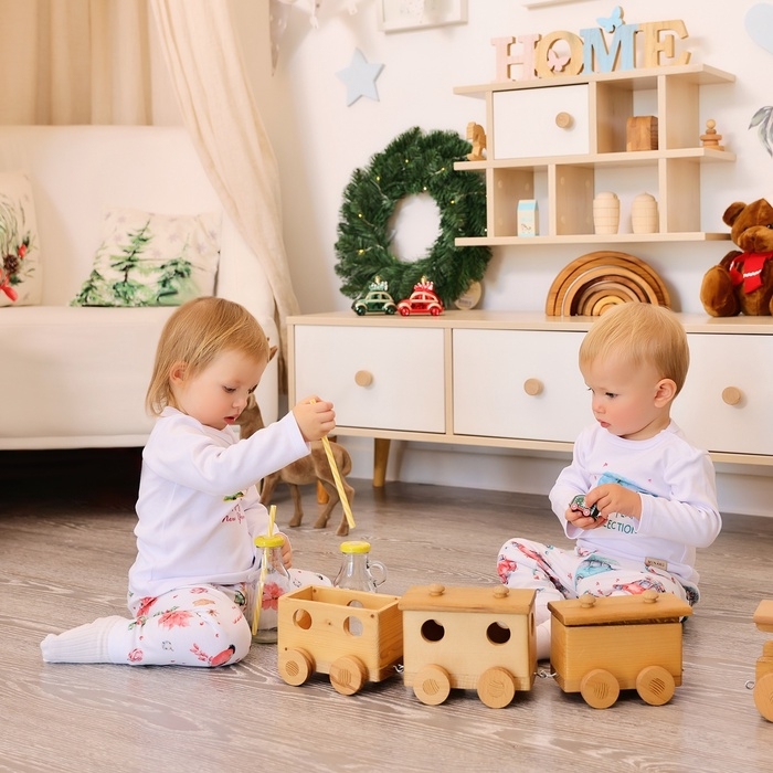 Пижама детская MINAKU Пижама детская MINAKU "New Year's cars", цвет белый, рост 86-92 см