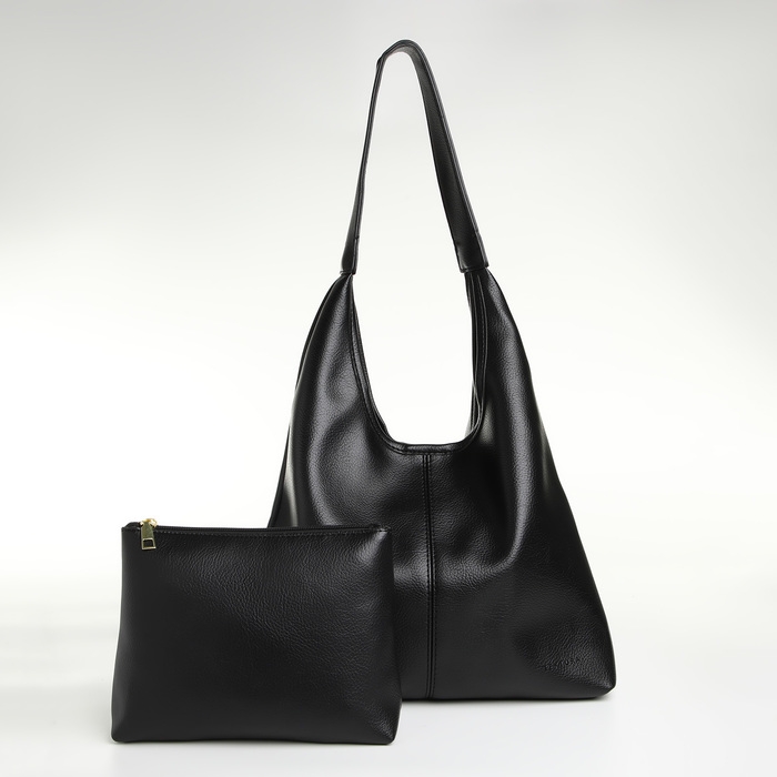 Сумка женская на магните TEXTURA, средний размер, цвет чёрный Сумка женская на магните TEXTURA, средний размер, цвет чёрный