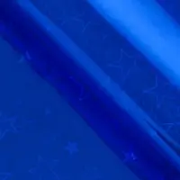 Бумага голографическая &laquo;Звездопад&raquo;, синяя, 70&times;100 см