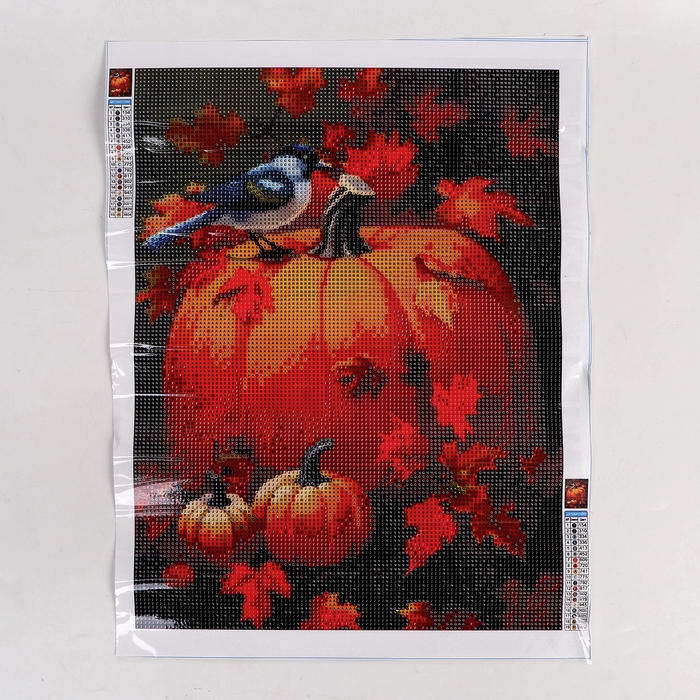 Алмазная мозаика с полным заполнением на холсте &laquo;Осенний урожай&raquo;, 30 х 40 см