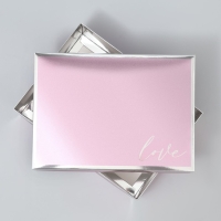 Коробка подарочная складная, упаковка, &laquo;Love&raquo;, 21 х 15 х 7 см