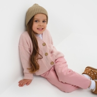 Кардиган детский KAFTAN, р. 34 (122-128 см), розовый Кардиган детский KAFTAN, р. 34 (122-128 см), розовый