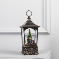 Светодиодная фигура «Фонарь с щелкунчиком» 13.5 × 28.5 × 13.5 см, пластик, батарейки ААх3 (не в комплекте), USB, свечение тёплое белое Светодиодная фигура «Фонарь с щелкунчиком» 13.5 × 28.5 × 13.5 см, пластик, батарейки ААх3 (не в комплекте), USB, свечение тёплое белое