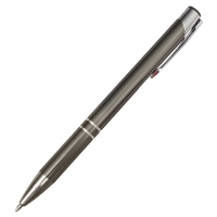 Ручка подарочная, шариковая, автоматическая "Стиль" в пластиковом футляре, NEW, серая