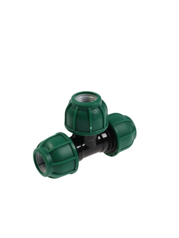 Тройник ПНД ZEIN, 25 мм, цанга