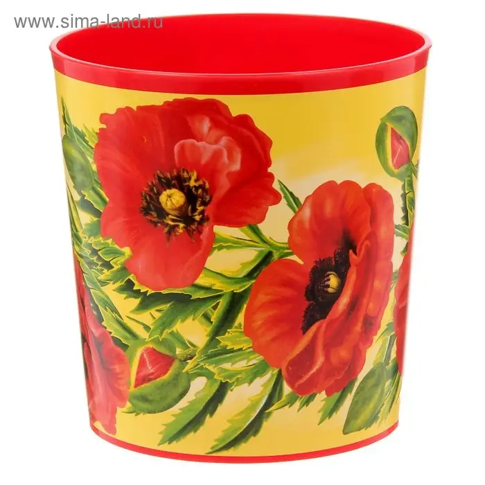 Кашпо &laquo;Маки&raquo;, 1.6 л
