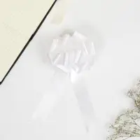 Бант - шар №3 простой белый