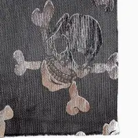 Скатерть на стол &laquo;Серебряные черепа&raquo;, 200 х 140