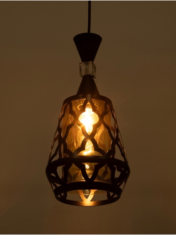 Светильник Nadine 1х40Вт Е27 черный 16х16х36см