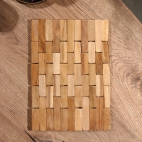 Коврик из тикового дерева, 30х20х0,7 см