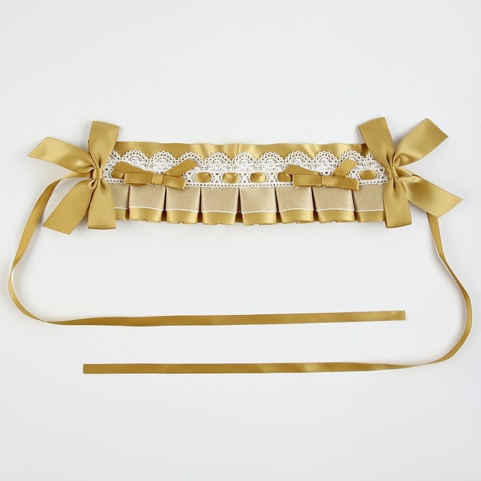 Карнавальная повязка &laquo;Лолита&raquo;, цвет золотой