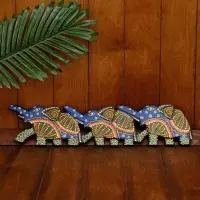 Панно декоративное &laquo;Три слона&raquo;, 50&times;13&times;1.5 см, МИКС