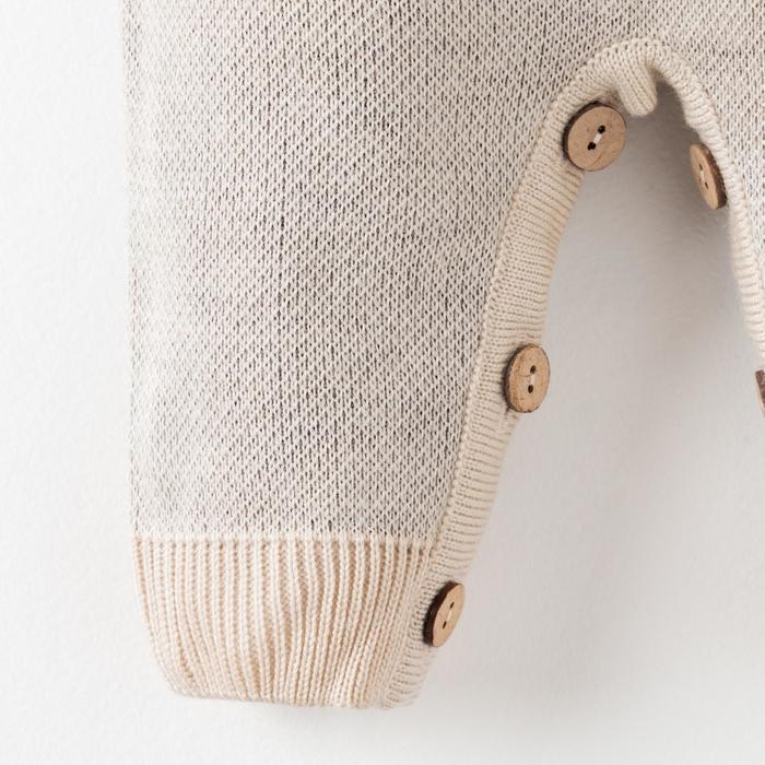 Комбинезон вязаный Крошка Я &laquo;Тигруля&raquo;, рост 80-86 см