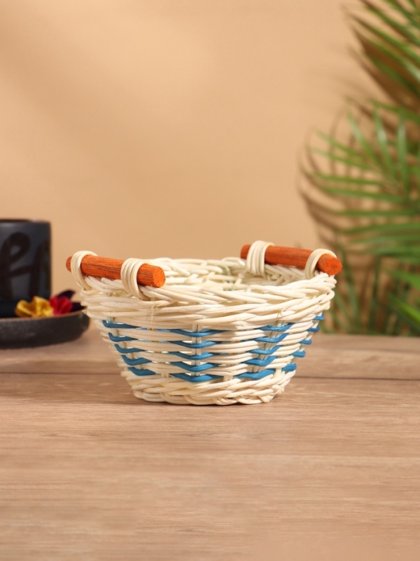 Корзина плетеная 15x15x8 см, ротанг