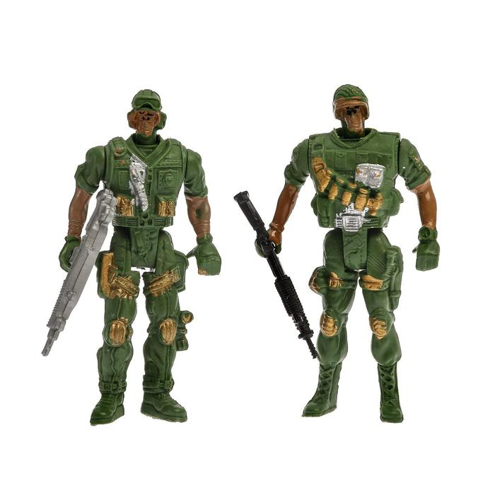 Грузовик инерционный &laquo;Военный спецназ&raquo;, с солдатами и техникой