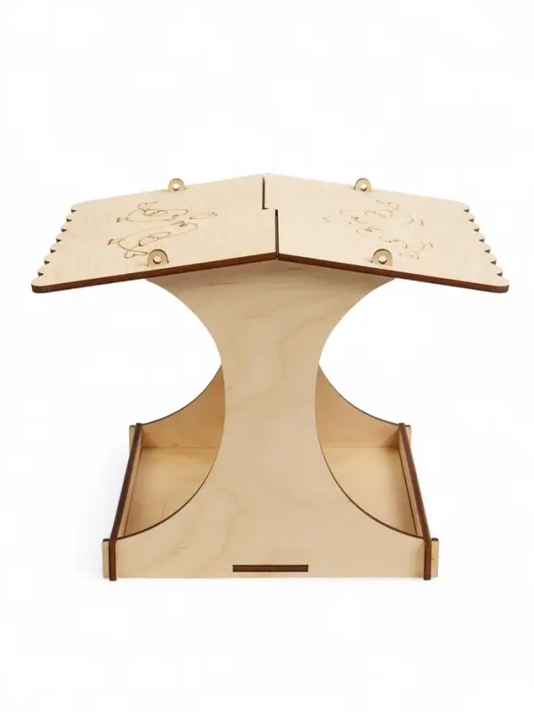 Кормушка для птиц хдф  х  х  см, Разобранная, "Синичник" "Greengo"