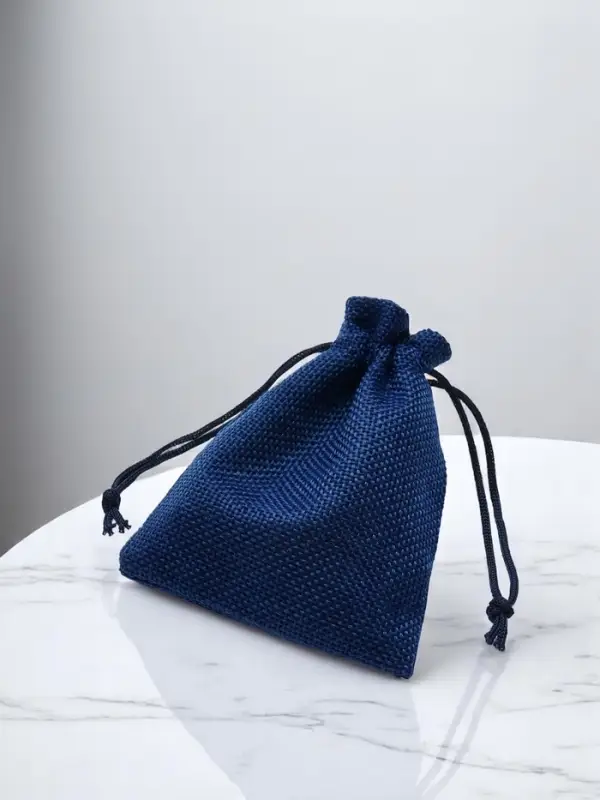 Мешочек подарочный &laquo;Льняной&raquo; 9&times;12, синий
