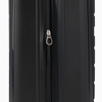 Чемодан 20", PP, 38*22*56, отд на молнии, отд/ноут, код замок, 4 колеса, черный