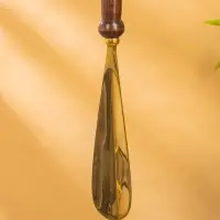 Ложка для обуви "Дельфин" 49 см, латунь, дерево