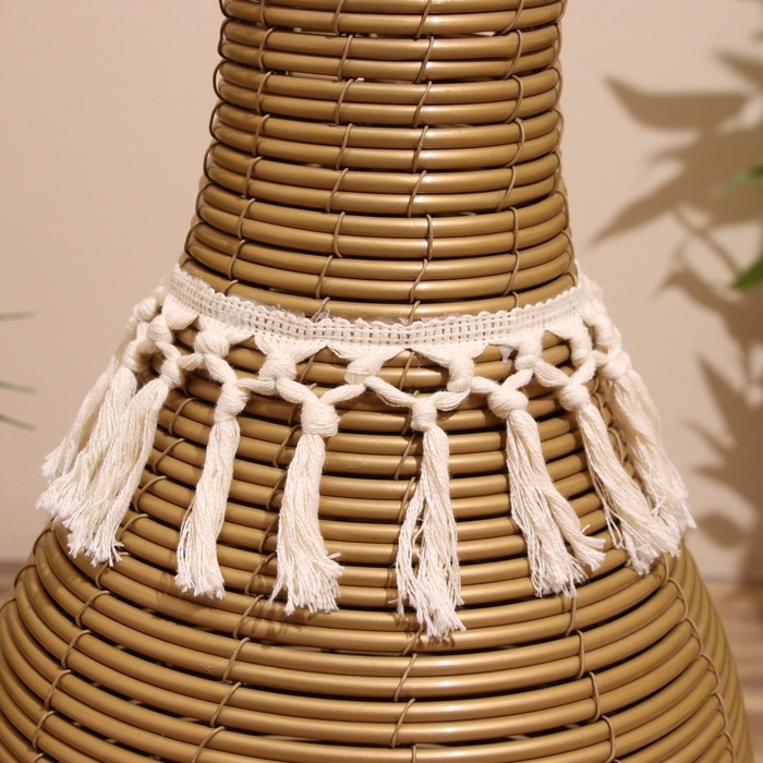 Ваза плетёная, напольная 27х27х50 см Ваза плетёная, напольная 27х27х50 см