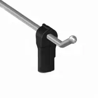 Датчик Stop Lock 4&times;2&times;1,5 см, d отверстия 4 мм, цвет чёрный