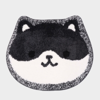 Коврик Доляна Kitty, 55&times;64 см, ворс 1 см, микрофибра, белый