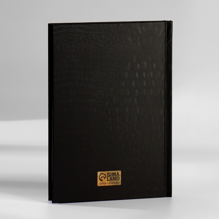 Ежедневник в подарочной коробке. Твердая обложка А5, 80л &laquo;Черный&raquo;