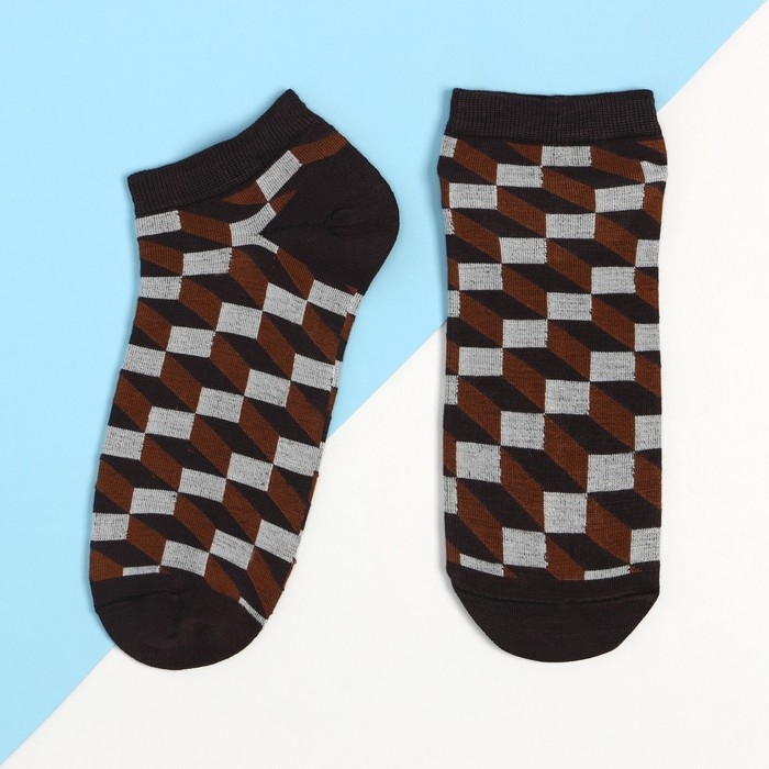 Носки мужские KAFTAN Носки мужские KAFTAN "Геометрия" размер 41-44 (27-29 см) цвет МИКС