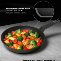 Сковорода 26 см Graphit-26F антипригарная для индукции