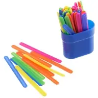 Счетные палочки 50 штук в пенале Calligrata, МИКС