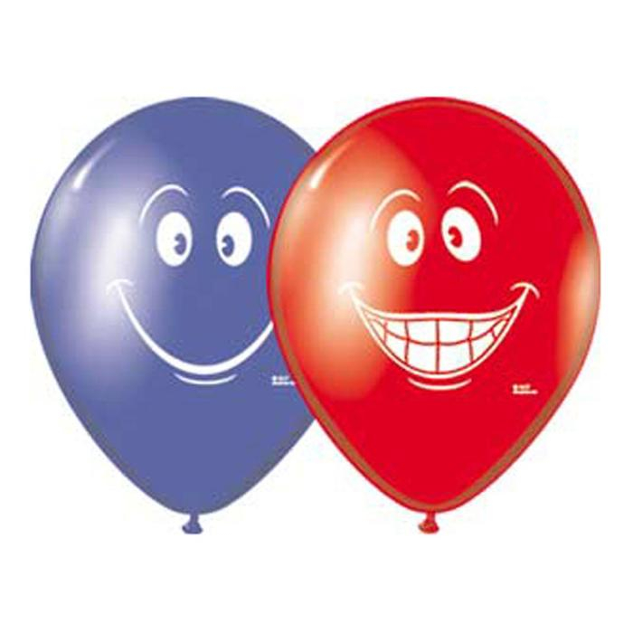 Шар латексный 14" &laquo;Улыбка&raquo;, набор 50 шт., цвета МИКС