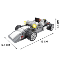 Конструктор &laquo;Гонка&raquo;, 3 варианта сборки, 178 деталей