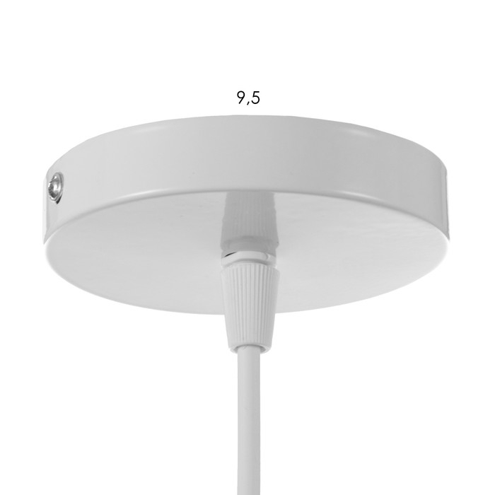 Светильник BayerLux Подвес Светильник BayerLux Подвес "Цилиндр" 1x40Вт E27 белый 13х13х16-96 см