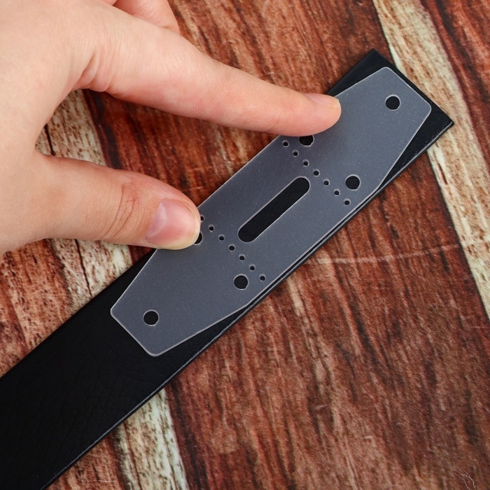 Набор лекал для подпряжника, 30 мм &times; 10,5 см, 3 шт, цвет прозрачный