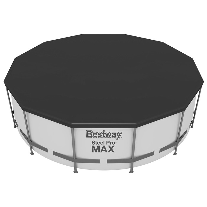 Бассейн каркасный Steel Pro MAX, 457 х 122 см, фильтр-насос, лестница, тент, 56438 Bestway Бассейн каркасный Steel Pro MAX, 457 х 122 см, фильтр-насос, лестница, тент, 56438 Bestway