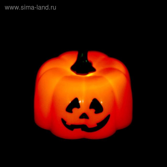 Свеча «Тыква», светодиодная, виды МИКС Свеча «Тыква», светодиодная, виды МИКС