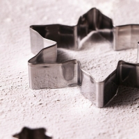 Новый год. Набор форм для печенья &laquo;Классика&raquo;, металл, 4 шт