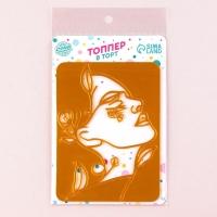 Набор топперов &laquo;Девушка с цветами&raquo;, цвет золото