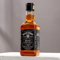 Новогодний подарочный набор косметики &laquo;Крутой мужик&raquo;, гель для душа во флаконе виски 250 мл и термостакан 250 мл, Новый Год