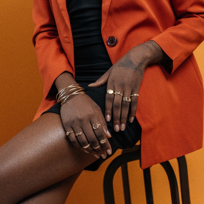 Браслет металл &laquo;Афина&raquo; многослойный, цвет золото