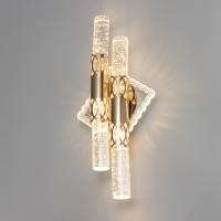 Бра "Айс" 2хLED 3000К золото 37х18х10см Бра "Айс" 2хLED 3000К золото 37х18х10см