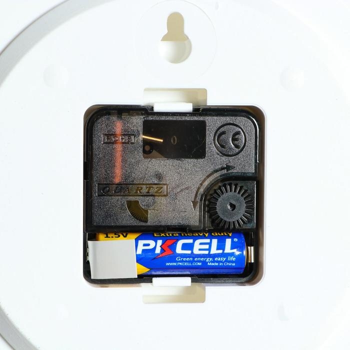 Часы настенные, серия: Цветы, Часы настенные, серия: Цветы, "Цветущее дерево", плавный ход, d-29 см, сиреневый обод