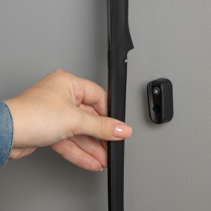 Ложка для обуви с магнитным держателем, 61,5&times;4,1&times;2 см, цвет черный