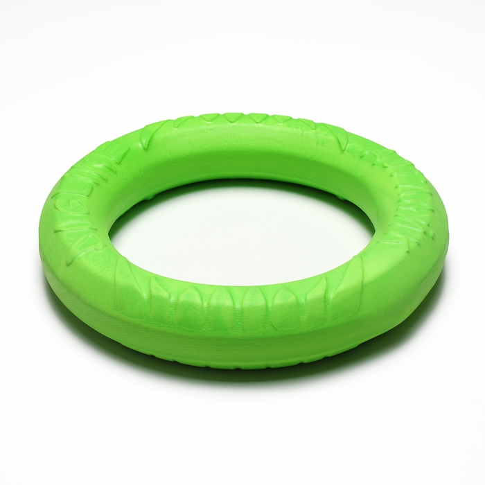 Кольцо "ДогЛайк" D-2611, 8-мигранное, большое, ⌀ 30,5 см, зелёное