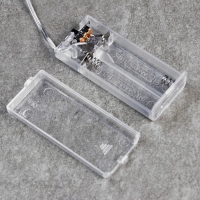 Гирлянда &laquo;Нить&raquo; 1.6 м с насадками &laquo;Шарики со звездой&raquo;, IP20, серебристая нить, 15 LED, батарейки ААх2 (нет в комплекте), свечение белое