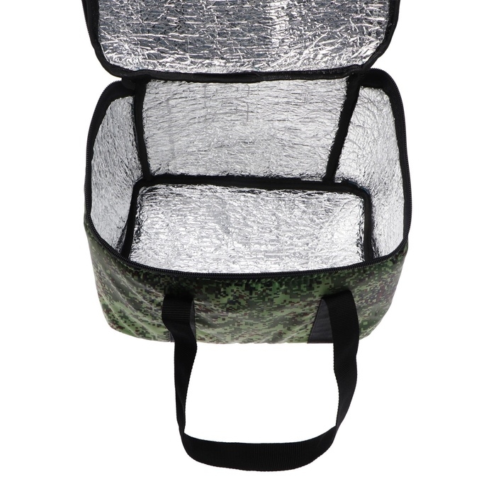 Термосумка Cartage Т-19, камуфляж пиксель, 10 л, 26х19х19 см