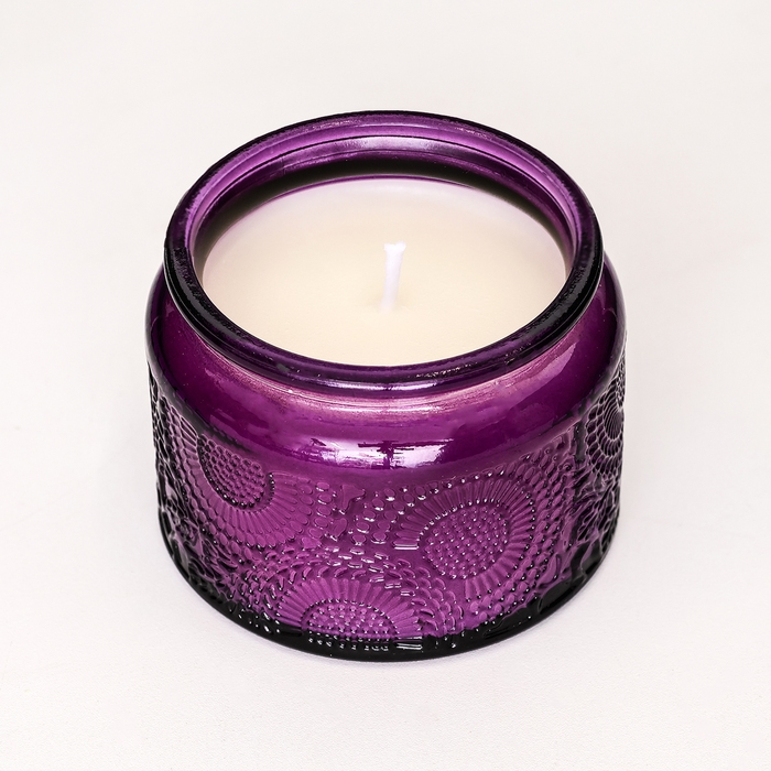 Свеча ароматическая в банке Свеча ароматическая в банке "SAN BLACK FRUITS", 5х7 см, ежевика