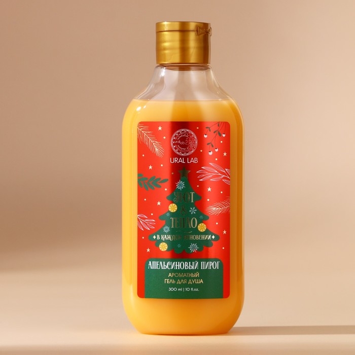 Подарочный набор косметики &laquo;Уют и тепло&raquo;, гель для душа 300 мл и бомбочки для ванны 4 х 40 г, Новый Год