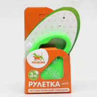 Рулетка "Цветы", 3 м, до 10 кг, зелёная Рулетка "Цветы", 3 м, до 10 кг, зелёная